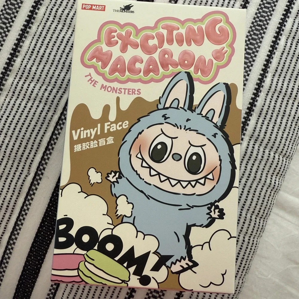 AUTHENTIC POP MART Exciting Macarons Labubu - Lychee Berry - Picture 2 of 3
